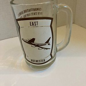 East Rochester  Bombers 1978 State Champs glass mug